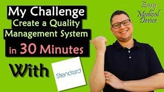 Create a Quality Management System in 30 minutes with Stendard