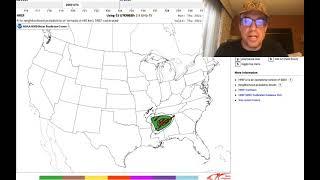 LIVE update on HIGH RISK for tornado outbreak across large parts of MS/AL/TN/KY