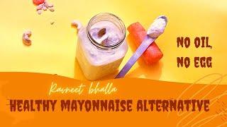 Healthy Mayonnaise Alternative Without Egg, Oil (Vegan Recipe)