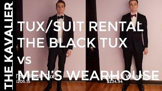 Tux/Suit Rental: The Black Tux vs Men's Wearhouse | My Experience & Review