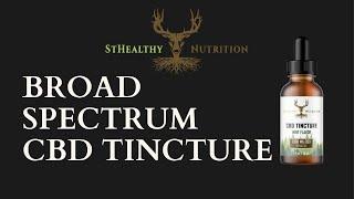 StHealthy Nutrition Broad Spectrum CBD Tincture