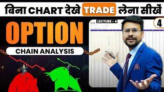 Option Chain Analysis Free Course Hindi | L-04 | Read Option Chain in NSE & Sensibull | PCR Ratio