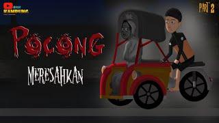 Pocong Meresahkan (Part 2 )- ( Anak Kampung ).#animasihorror