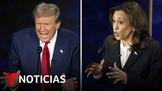 Estos fueron los momentos más destacados del debate entre Harris y Trump | Noticias Telemundo