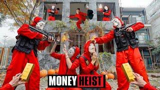 PARKOUR VS MONEY HEIST: Police betray, kill to silence and help bad guys escape | Epic POV