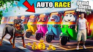 GTA 5: Shinchan & Franklin Mega Auto Race Challenge in Gta5...!