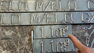 STEP BY STEP TUTORIAL ON HOW TO WELD LETTERS AND NUMBERS