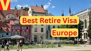 Lowest monthly pension for retirement visa in Europe.