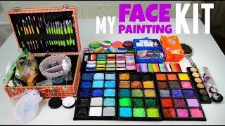 My Face Painting Set UP — Paints, Brushes, Workplace Organizing