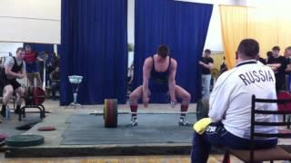 deadlift  260kg 93kg class. IPF, Volkov Pavel