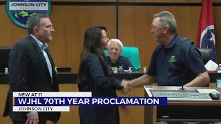 Johnson City Commission commemorates WJHL's 70th anniversary