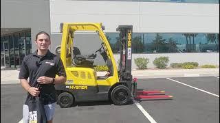 Hyster S55FTS 5,500 lb LP (propane) #7077H - Sit-down Forklift for sale