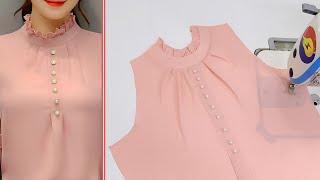  Beautiful Women's Collar Design Cut and Sew ️ Sewing Tutorial and Techniques