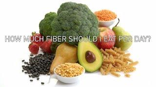 How Much Fiber Should I Eat Per Day?