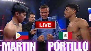 LIVE  CARL JAMMES MARTIN vs FRANCISCO PEDROZA PORTILLO PRE-FIGHT