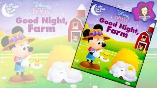 Read Along | Disney baby -  Good Night, Farm (with Highlighted words!)