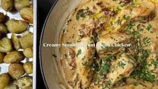 Sundried Toms Bacon Creamy Chicken Recipe