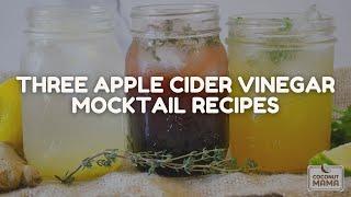 Three Apple Cider Vinegar Mocktail Recipes