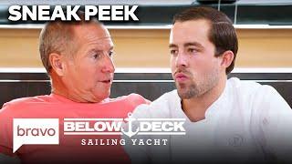 SNEAK PEEK: Chef Cloyce Needs To "Think Outside the Box" | Below Deck Sailing Yacht (S5 E7) | Bravo