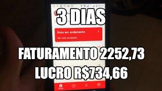 R$734,66 REAIS DE LUCRO NO FIM DE SEMANA