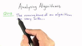 Analyzing Algorithms - Intro to Theoretical Computer Science