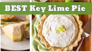DELICIOUS Key Lime Pie Recipe with Homemade Crust  You Have to Try This Pie!