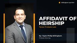 What is an Affidavit of Heirship