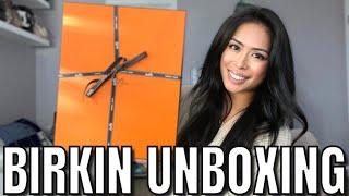 MY FIRST BIRKIN! HERMES DREAM BAG UNBOXING / 100K SUBSCRIBERS MILESTONE GIFT 