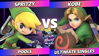 LMBM Miami 2023 - Spritzy (Toon Link) Vs. Kobe (Young Link) Smash Ultimate - SSBU