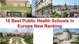 10 Best Public Health Schools in Europe New Ranking | Allied Health Courses Ranking