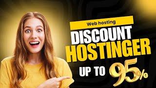 Best Hostinger coupon code 2025 | up to 95% discount + Free domain || Host coupon