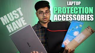 Laptop Protection Accessories Kit & Tips in Hindi | Screen Guard, Covers & Case