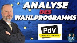 Dr. Markus Krall: Unsere Analyse des PDV Wahlprogramms zur EU Wahl!