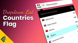 How to Add a Telephone Input Field with Country Code & Flag using Pure JavaScript
