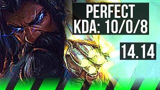 UDYR vs MASTER YI (JGL) | 10/0/8, Rank 3 Udyr, Legendary | NA Challenger | 14.14