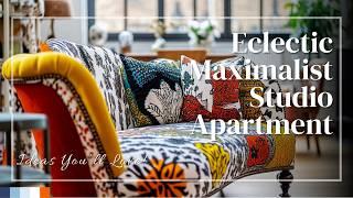 Eclectic Maximalist Studio Apartment Ideas You’ll Love!