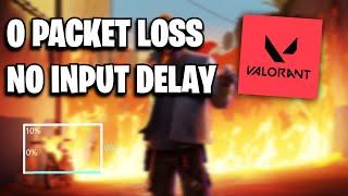 How to FIX Packet Loss in VALORANT 2023! (0 Input Delay)