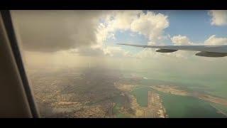 A beautiful view of takeoff from Dubai in 4k