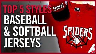 Top 5 Custom Baseball & Softball Uniform Styles | Heat Transfers