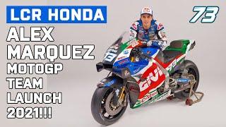 LCR HONDA Castrol MotoGP Team Launch 2021 | LCR Honda unveil Honda RC213V for Alex Marquez