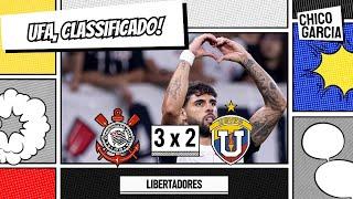 CORINTHIANS 3 X 2 UNIVERSIDAD CENTRAL: YURI E HUGO SOUZA SALVAM O TIMÃO DO VEXAME. MUITOS ERROS!