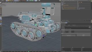 Rover Junkman's Suspension C4D Tank Rigging