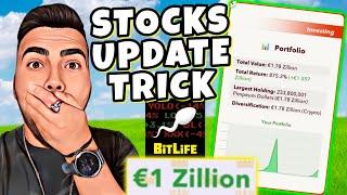 STOCK MARKET UPDATE TRICK BECOME SUPER RICH! BITLIFE