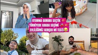 TÜRKİYE’DE Kİ EVİMİZİN EŞYALARINI SEÇİYORUZ  BİLAL YAPTI YAPACAĞINI  HACAMAT YENİ ARABA