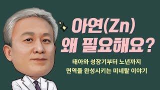 [E161] 아연 - 왜 필요한가요? 태아와 성장기 어린이부터 노년까지 면역의 완성을 위해서 가장 중요한 미네랄을 파헤쳐 보자