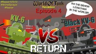 WOT Revolution Episode 4: KV-6 VS Black KV-6 Returning Episodes. Full Fight. (Cartoon About Tank)