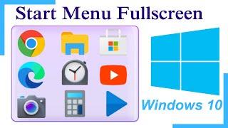 [How to Enable or Disable Full-Screen Start Menu in Windows 10| Easy Guide |Full-Screen Start Menu ]