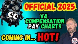 Official 2025 VA Disability Compensation Pay Charts and Rates - #veteran #vet #military