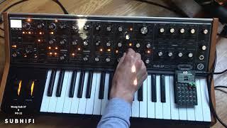 Moog Sub 37 & Teenage Engineering PO-12 Quick Demo