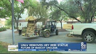 UNLV's Hey Reb! statue temporarily removed from campus' alumni center